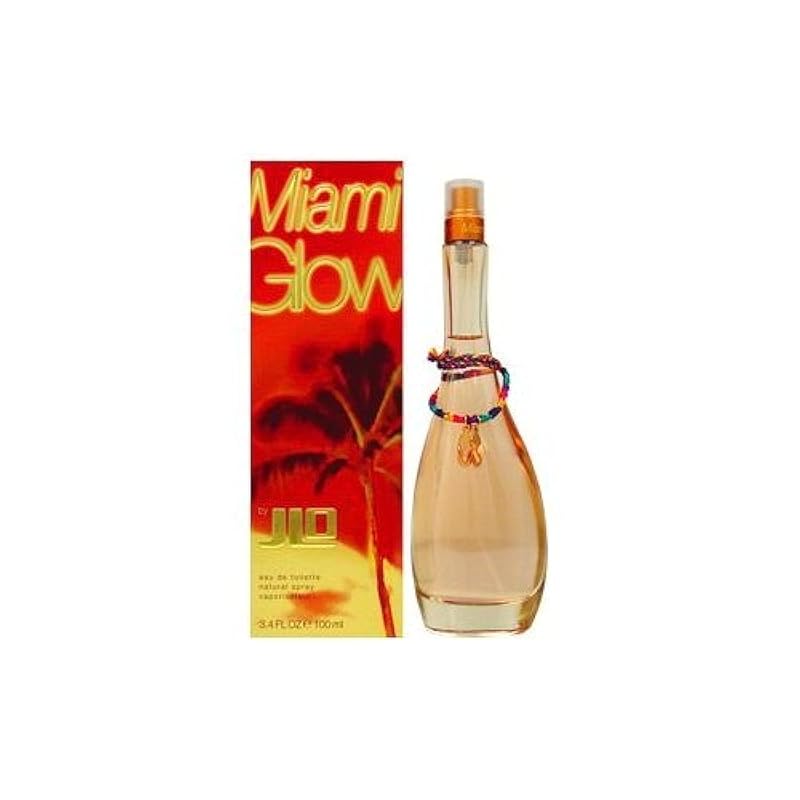 J.Lo Miami Glow Eau de Toilette Spray for Women, 3.4 Fl. Oz