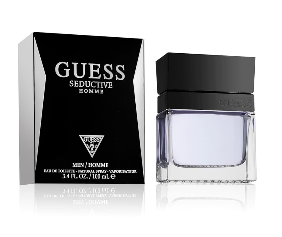 Guess Seductive Men EDT Spray – 3.4 Fl Oz Luxury Cologne