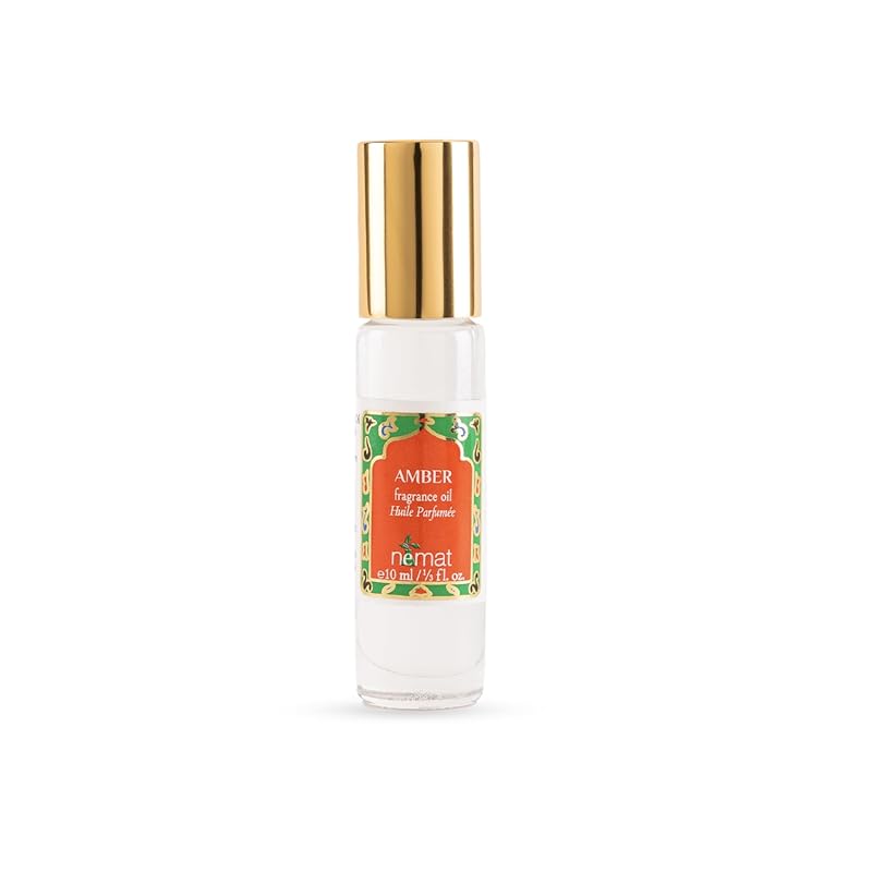 Nemat International Amber Perfume Oil Roll-On – Vegan, Alcohol-Free Bo