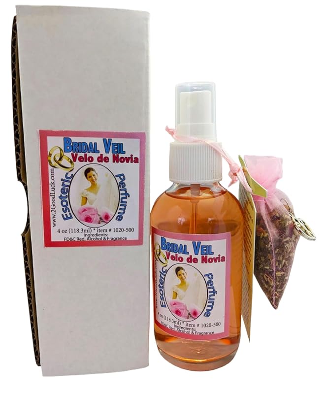 Victoria Rey Bridal Veil Perfume with Pheromones & Amulet for Rituals 
