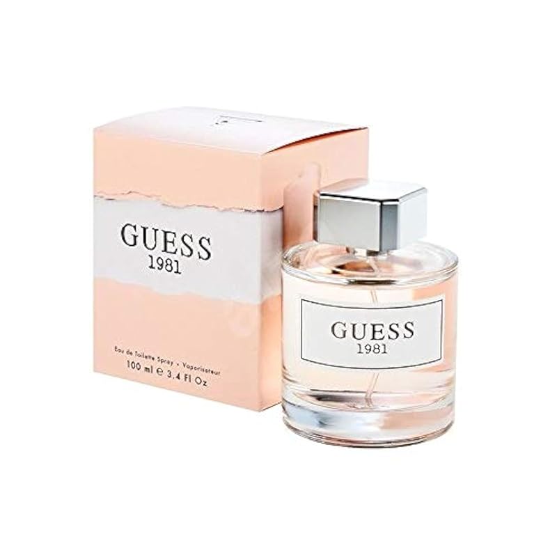 Guess 1981 Women's Eau De Toilette Spray, 3.4 Fl Oz – Floral Fruity Fr