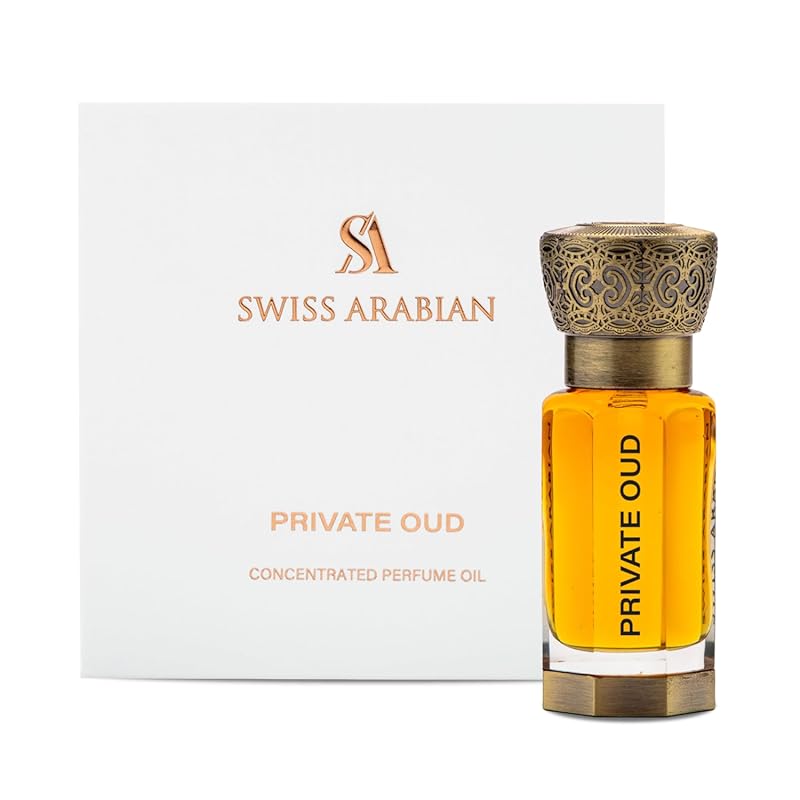 Swiss Arabian Private Oud Luxury Perfume Oil, Long-Lasting Seductive A