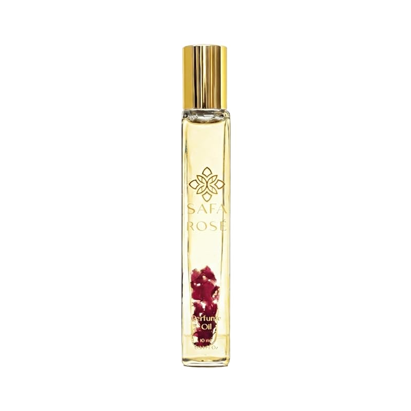 Organic Bulgarian Damask & Indian Rose Perfume Roller – Long Lasting A