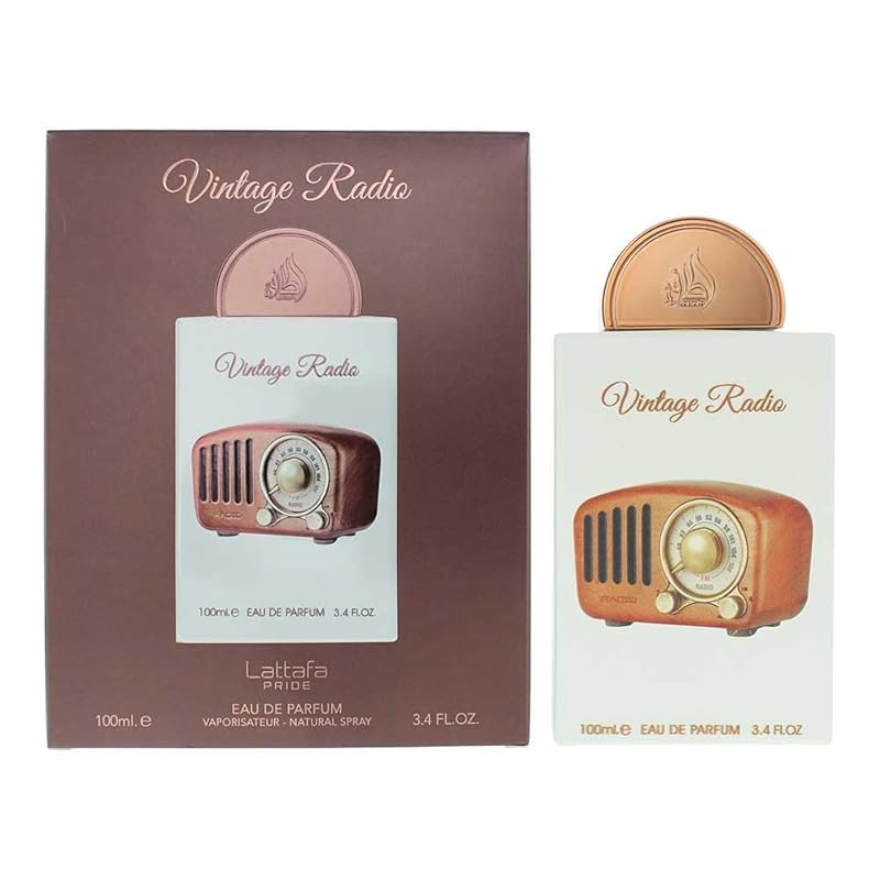 Lattafa Pride Vintage Radio Unisex Eau de Parfum Spray, 100ml