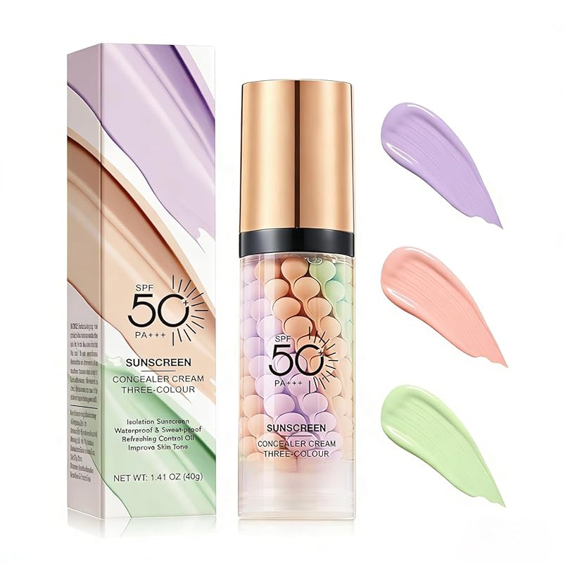 3-in-1 SPF 50 PA+++ Primer with Color Correction & Oil Control, Radian