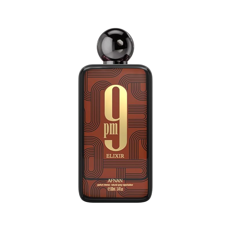 Afnan 9 PM Elixir Unisex Extrait de Parfum 3.4 Fl Oz