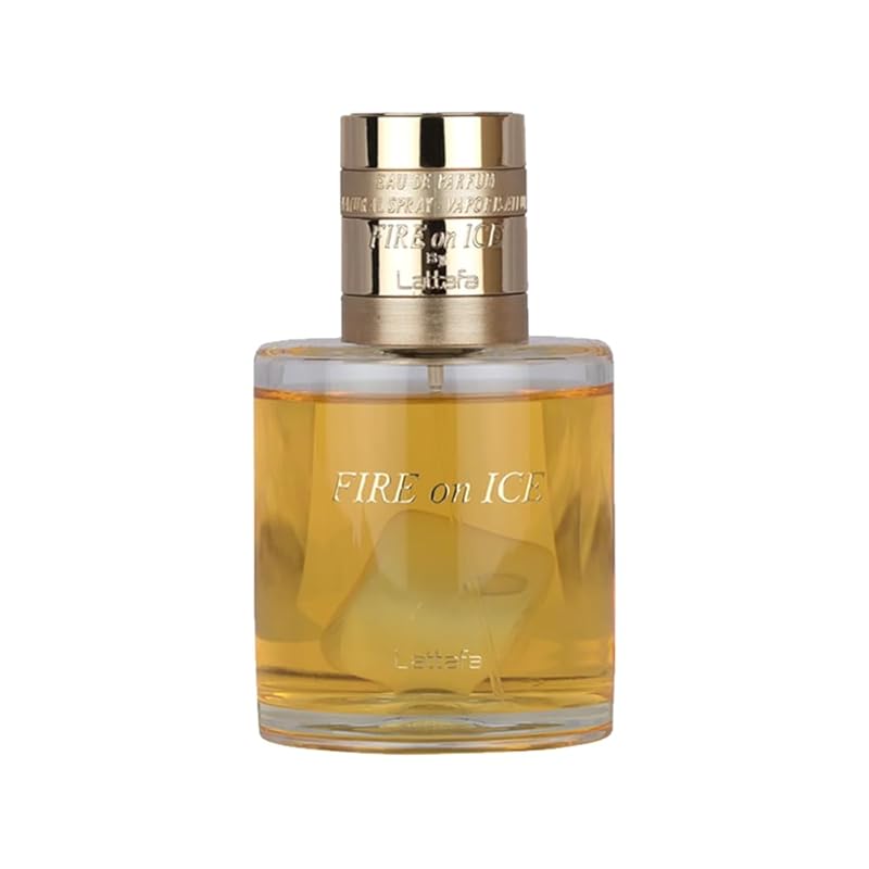 Lattafa Fire On Ice Fruity Spicy Woody Amber EDP, 3.71 oz